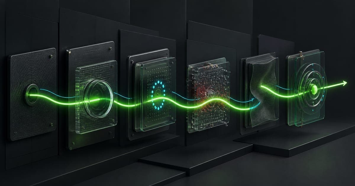 Green path staying continuous across shifting graphite and glass component states