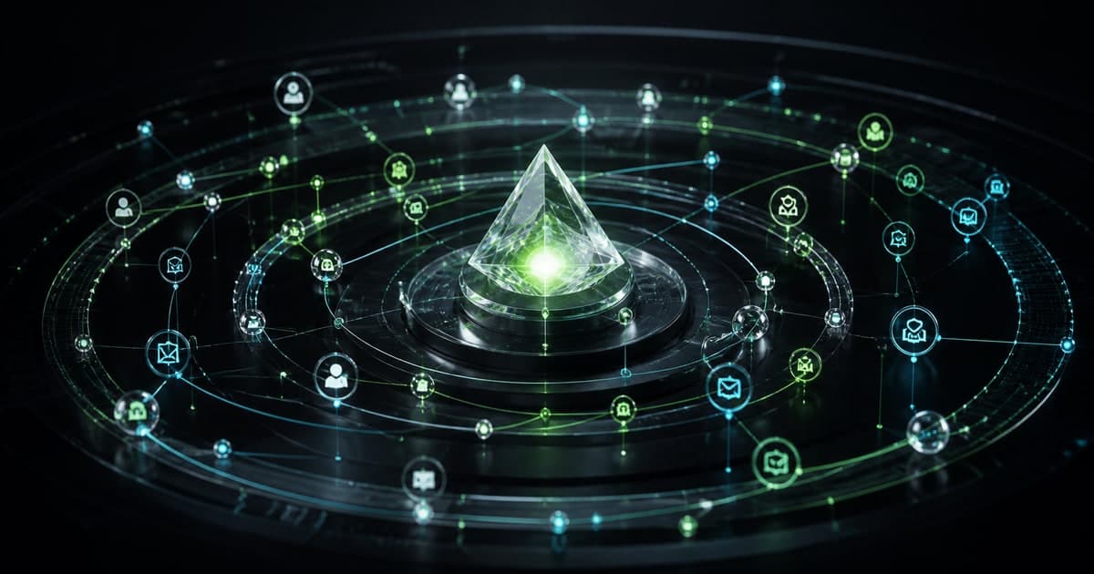 Newly launched web platform surrounded by concentric monitoring systems